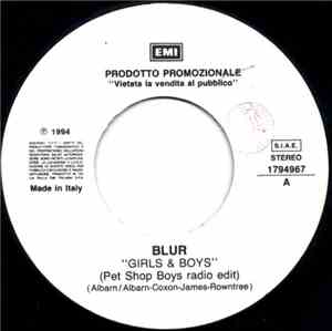 Blur / Vanilla Ice - Girls & Boys (Pet Shop Boys Radio Edit) / Roll 'Em Up  ...