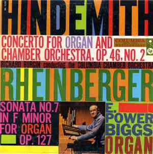 Hindemith / Rheinberger - Richard Burgin Conducting The Columbia Chamber Or ...