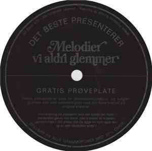 Various - Melodier Vi Aldri Glemmer