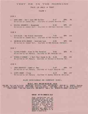 Various - This Is Only A Test Volume 4