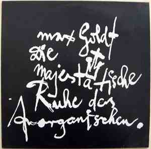 Max Goldt - Die Majestätische Ruhe Des Anorganischen