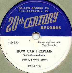 The Master Keys  - How Can I Explain / I Got The Blues In The Mornin'