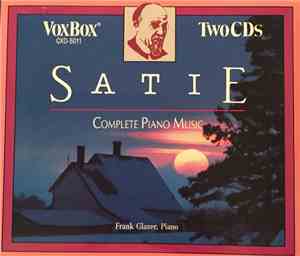 Satie, Frank Glazer - Complete Piano Music