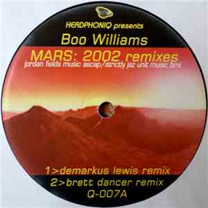 Boo Williams - Mars: 2002 Remixes