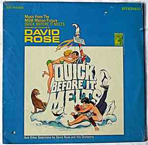 David Rose & His Orchestra - Quick, Before It Melts (Music From The MGM Motion Picture)
