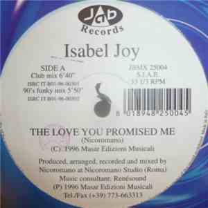 Isabel Joy - The Love You Promised Me