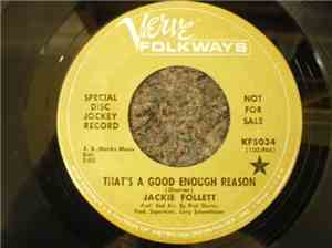 Jackie Follett - That's A Good Enough Reason / There's A Moment