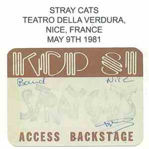 Stray Cats - Teatro Della Verdura, Nice, France, May 9th 1981