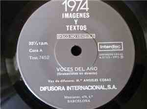 Unknown Artist - 1974 Ymagenes Y Textos