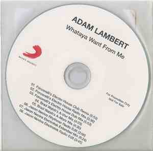 Adam Lambert - Whataya Want From Me
