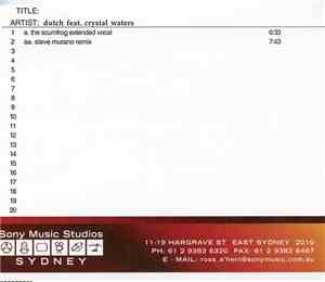 Dutch Feat.  Crystal Waters - My Time