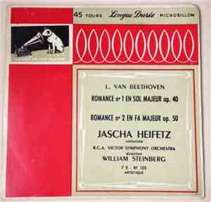 Jascha Heifetz, L. Van Beethoven - Romance N°1 En Sol Majeur Op 40 / Romanc ...