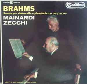 Johannes Brahms, Enrico Mainardi, Carlo Zecchi - Sonate Per Violoncelloe E  ...
