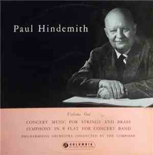 Paul Hindemith Conducting The Philharmonia Orchestra - Volume One: Concert  ...