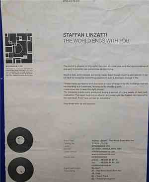 Staffan Linzatti - The World Ends With You