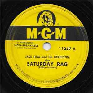Jack Fina And His Orchestra - Saturday Rag / South