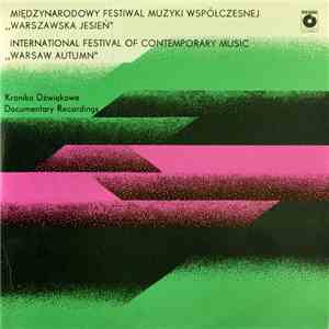 Various - Warszawska Jesień - 1985 - Warsaw Autumn, Kronika Dźwiękowa Nr 7