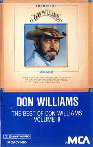Don Williams  - The Best Of Don Williams, Volume III