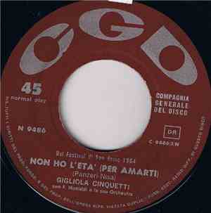 Gigliola Cinquetti - Non Ho L'Età (Per Amarti)