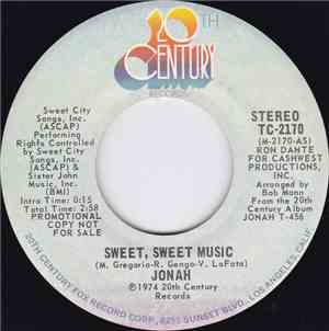 Jonah  - Sweet, Sweet Music