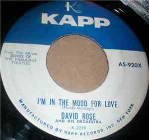 David Rose And His Orchestra - I'm In The Mood For Love