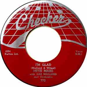 Mitzi Mars With Sax Mallard And Orchestra - I'm Glad / Roll 'Em
