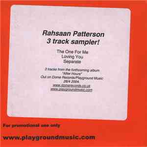 Rahsaan Patterson - After Hours Sampler