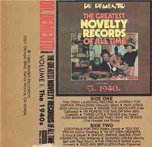 Various - Dr. Demento Presents: The Greatest Novelty Records Of All Time • Volume 1 The 1940s