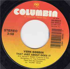 Vern Gosdin - That Just About Does It