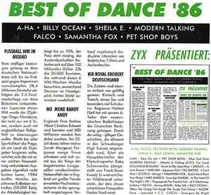 Various - Best Of Dance '86