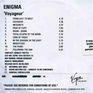Enigma - Voyageur