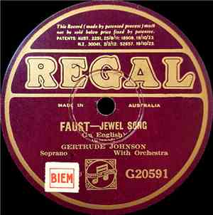 Gertrude Johnson - Jewel Song / Waltz Song