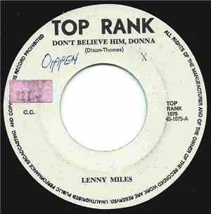 Lenny Miles - Don't Believe Him, Donna / Invisible