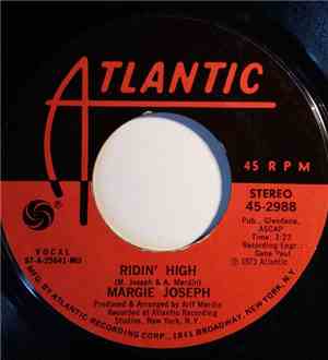 Margie Joseph - Ridin' High / Come Lay Some Lovin' On Me