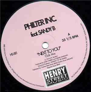 Philter Inc. Feat. Sandy B - Next To You