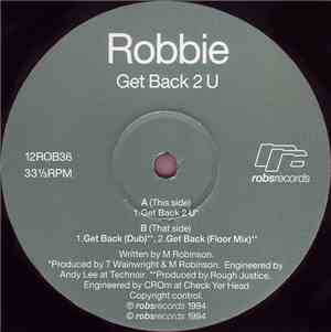 Robbie  - Get Back 2 U