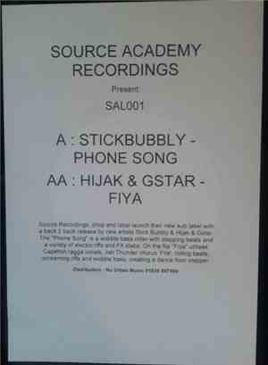 Stickbubbly / Hijack  & Gstar - Phone Song / Fiya
