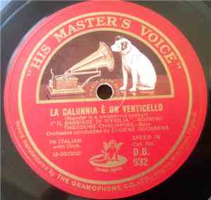 Theodore Chaliapine - La Calunnia E Un Venticello / Song Of The Flea