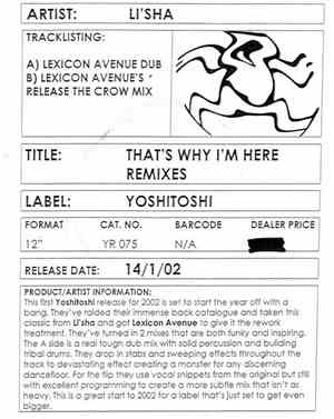 Li'sha - That's Why I'm Here Remixes