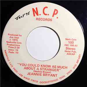 Jeannie Bryant -  You Could Know As Much About A Stranger / Biff Boom Bam