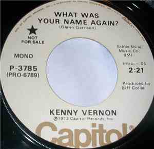 Kenny Vernon - What Was Your Name Again?