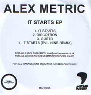 Alex Metric - It Starts EP