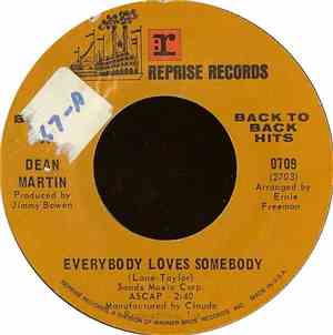 Dean Martin - Everybody Loves Somebody / A Million And One