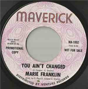Marie Franklin - You Ain't Changed
