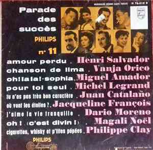 Various - Parades Des Succès Philips N° 11