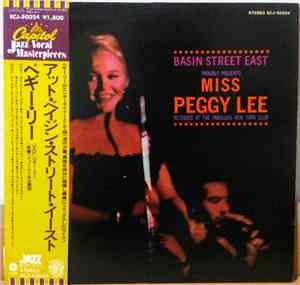Peggy Lee - Basin Street East Proudly Presents Miss Peggy Lee Recorded At T ...