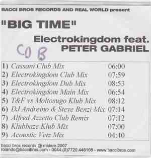 Electrokingdom feat. Peter Gabriel - Big Time