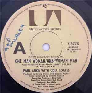 Paul Anka , With Odia Coates - One Man Woman/One Woman Man