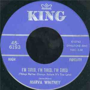 Marva Whitney - I'm Tired, I'm Tired, I'm Tired / If You Love Me