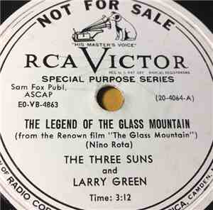 The Three Suns And Larry Green  - The Legend Of Glass Mountain / Tenderly